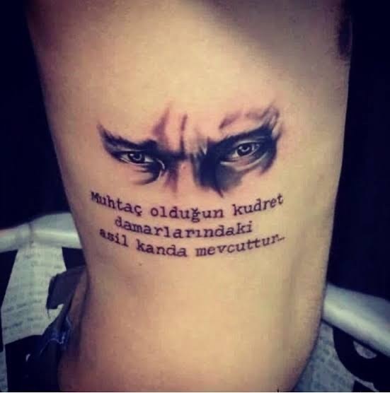 Şöyle bir dövme isterdim. 