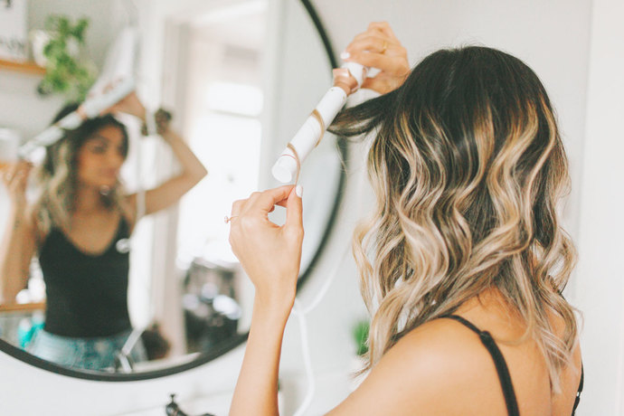Curling hair