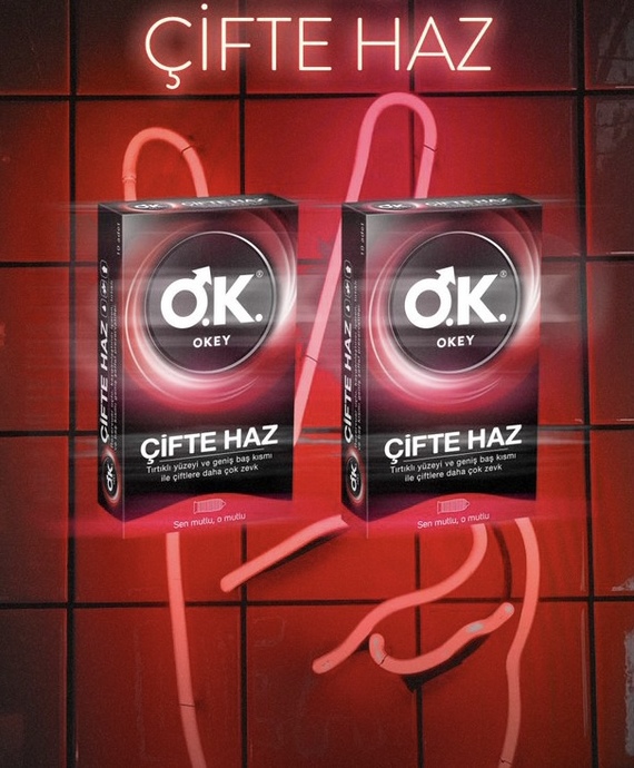 OKEY Çifte Haz Prezervatif