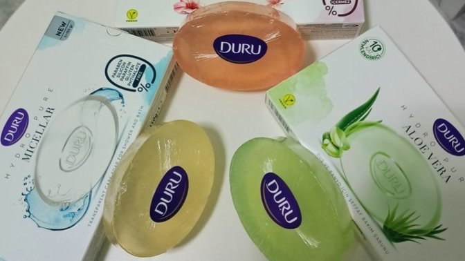 Duru Hydro Pure Şeffaf Bakım Sabunlarını Deniyorum 💚
