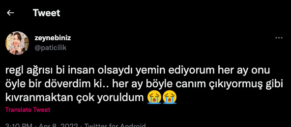 Şiddetli Regl Ağrısı Yaşayan Kadınlardan Haklı İsyanlar