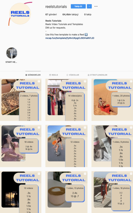 Reels Severler Buraya: Reelslerinizi Güzelleştirecek Hesapları Açıklıyorum!🤩