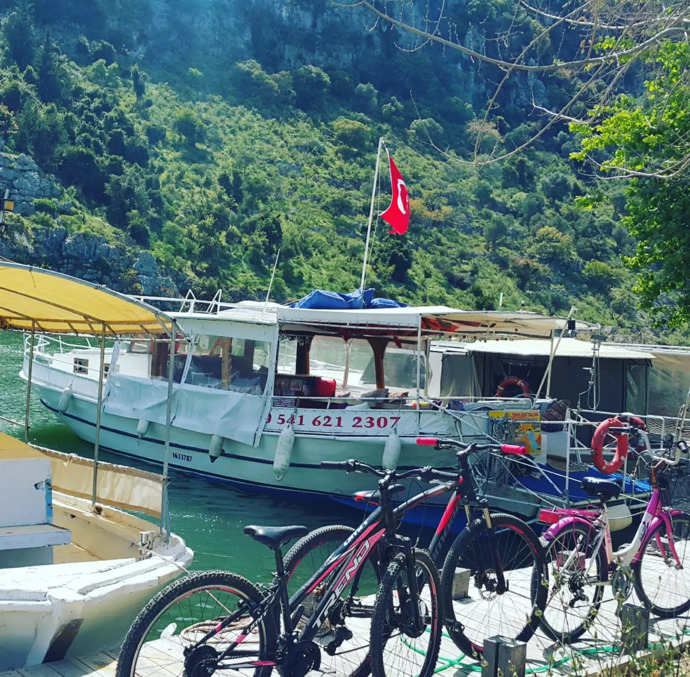 Dalyanı bisikletle gezmek büyük bir ayrıcalıktır.