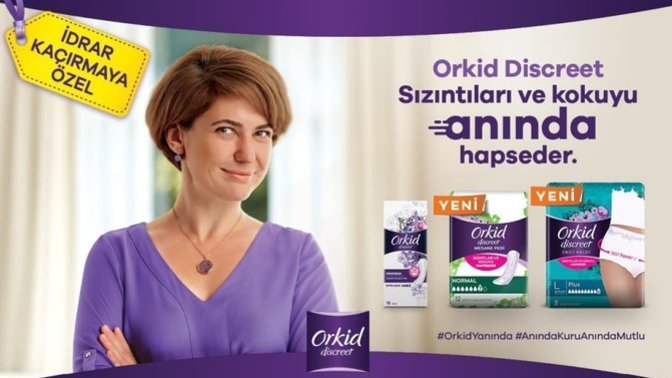 Orkid Sadece Regl Dönemlerinde Değil, İhtiyaç Duyduğumuz Her An Yanımızda!