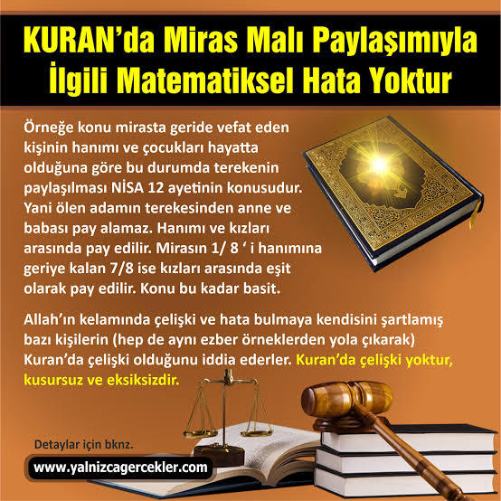 Kuranda Asılsız Metematik Hatası İddiası