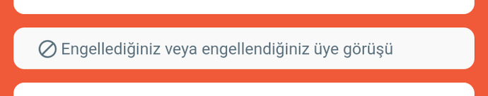 Acaba o mu beni engelledi yoksa ben mi onu engelledim 🤔 Eski sevgilim olmasın sakın 😳