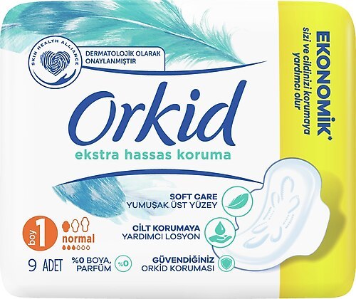 Orkid Extra Hassas Koruma nın konforu pamuk gibi 😌😌