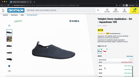 “Ayağıma taş değmesin!” dedim ve sepete attım! 🛒