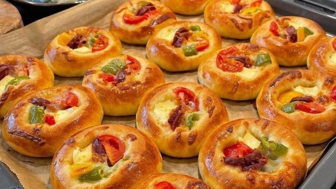 Pizza Poğaça Tarifi ile Geldim! 👻😎