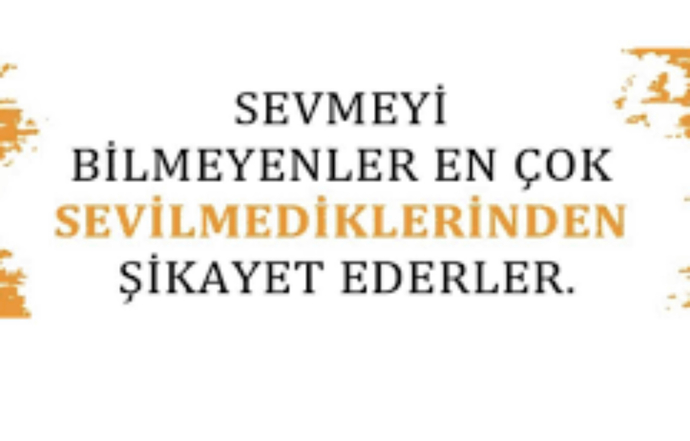 Bence İnsanlar Sevmeyi Bilmiyor