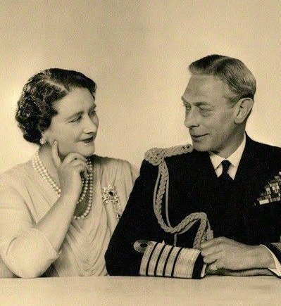 George VI and Queen Elizabeth The Queen Mother Çifti