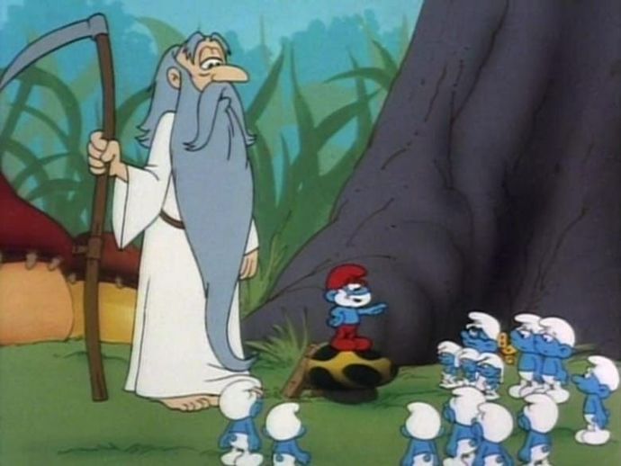 Zaman Baba ve Bir Grup Şirin