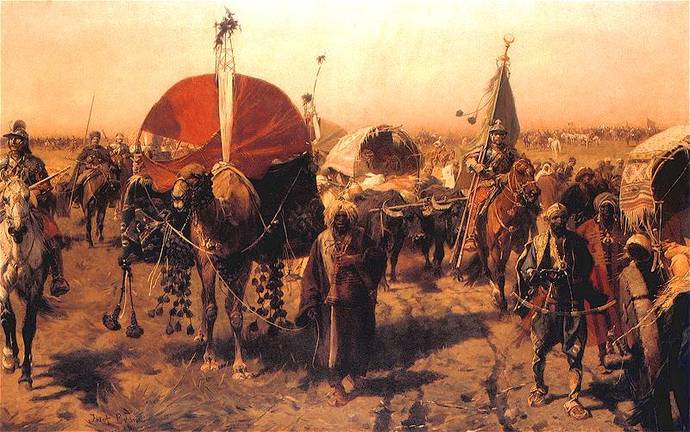 Osmanlı Yağmasından Dönen Polonya Ordusu