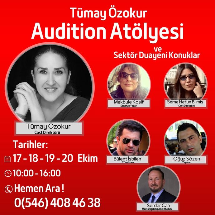 Tümay Özokur Akademide Oyuncu Seçmeleri ve Kariyer Yönetimi Eğitimi