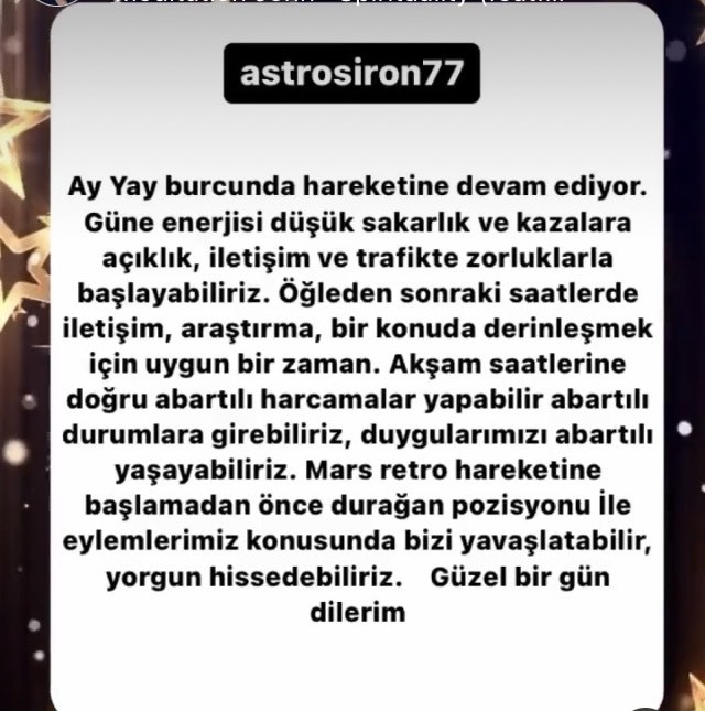 Astrolojik Günlük Yorum