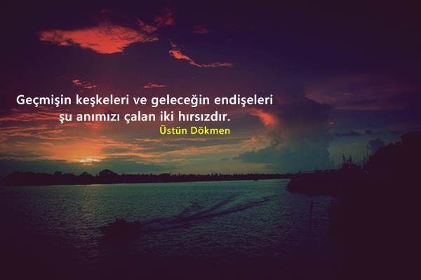 Ah o keşkeler, geleceği değiştirmez.