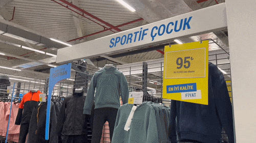 Bu reyon tam sportif çocuklara göre!