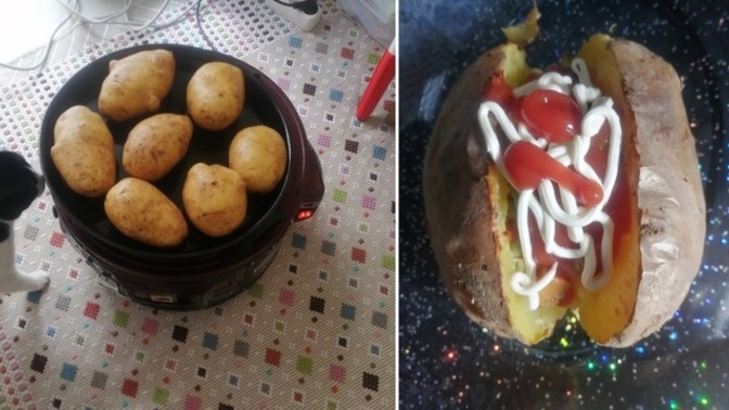 Kısıtlı Malzeme İle Evde Kumpir Yapımı!