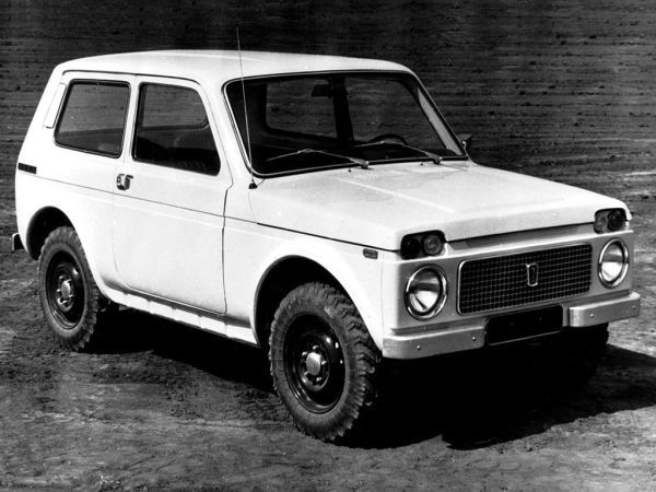 1977 yılında üretime giren ilk Lada Nivanın görünümü böyleydi.
