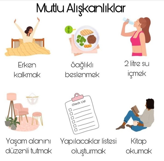 😍Seni Gün Içinde Mutlu Edecek Alışkanlıklar Açıklıyorum..