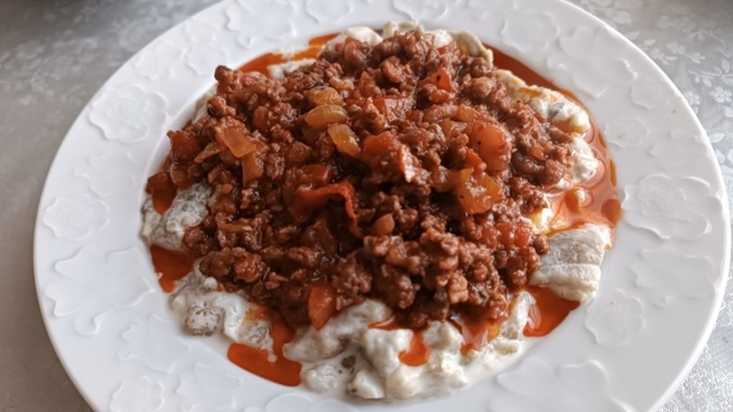Gaziantep Mutfağından: Kıymalı Alinazik Kebabı