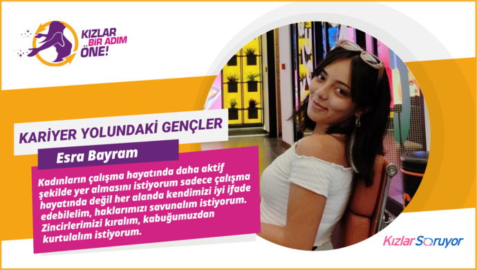 KızlarSoruyor İçerik Editörü Esra Bayram Kızlar Bir Adım Öne Diyerek Sorularımızı Yanıtladı, Kendini Anlattı! 😍