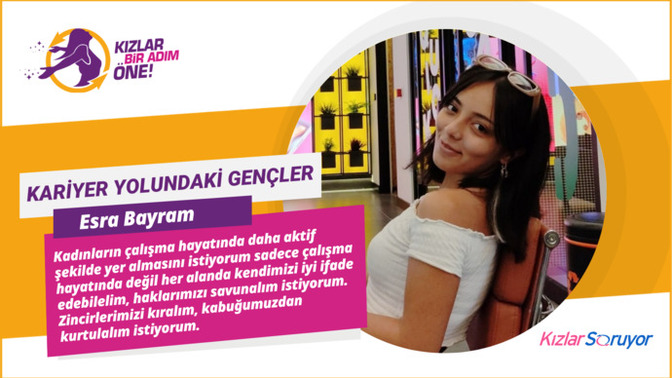 KızlarSoruyor İçerik Editörü Esra Bayram Kızlar Bir Adım Öne Diyerek Sorularımızı Yanıtladı, Kendini Anlattı! 😍