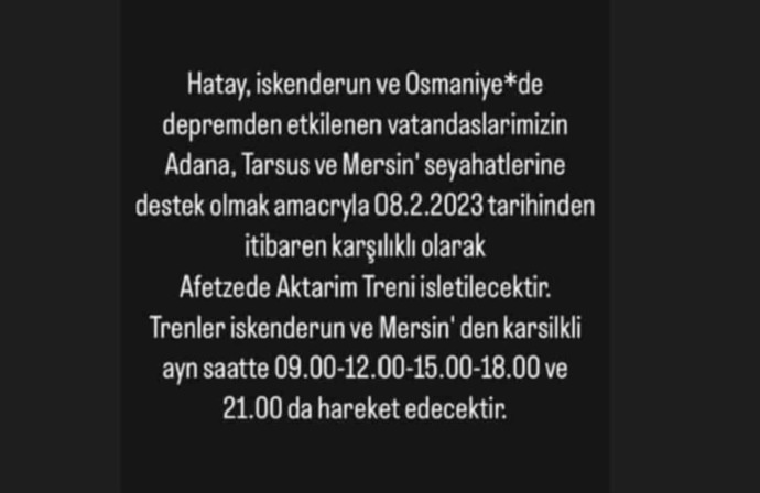 Hatay, Maraş, Adıyamandan Mersine Nakledebilecek ve Barınma Sağlayabilecek Kişi ve Numaralar