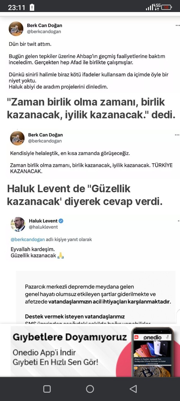 Deprem Boyunca Çıkan Yalan Haberlerden Bazıları