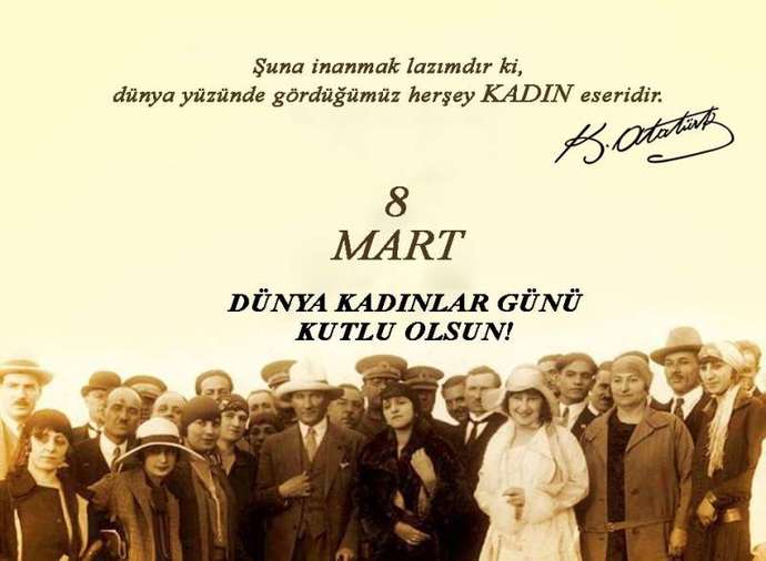 Yarın 8 Mart Dünya Kadınlar Günü!