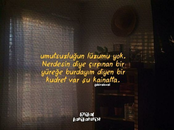Umutsuzluğu bırak