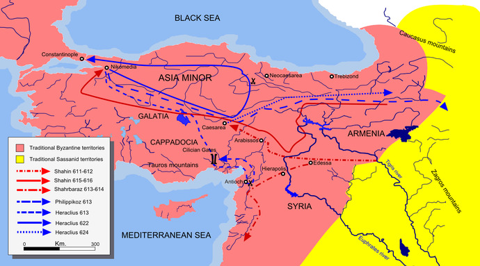 Pers İstilası ve Doğu Romanın Karşı Taarruzu