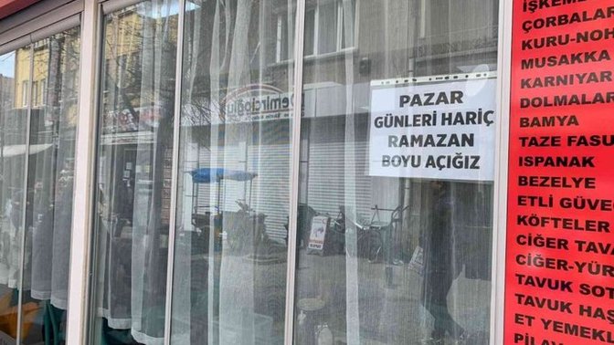Ramazan Ayında Restoranların Camlarını Kapatması Geleneği