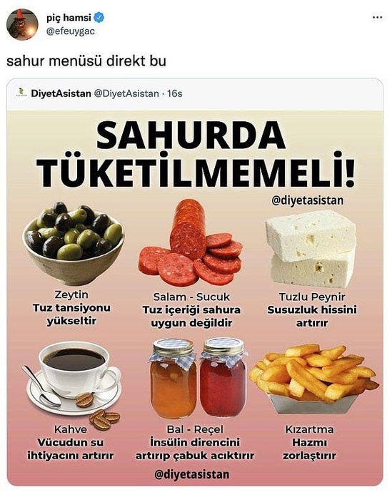 Sahur İçin Yapılmış Tespit Gibi Tespitler!