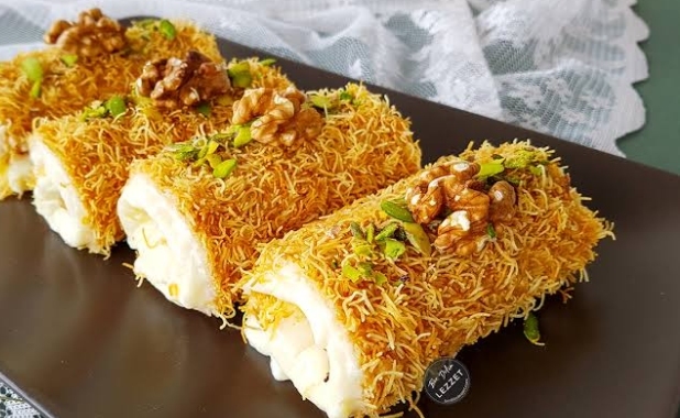 Ramazan Özel Damaklara Salsa Yaptıracak Sütlü Kadayıf Sarma Tarifi!