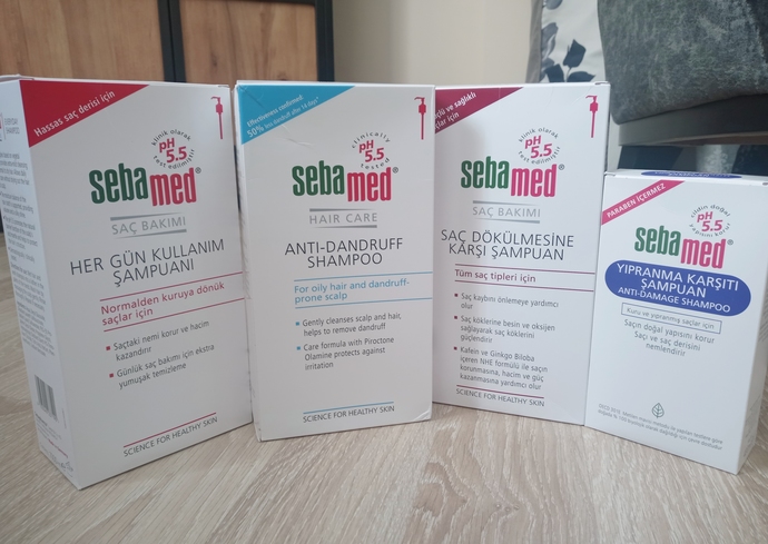 Sebamed Şampuan Çeşitlerini İnceliyorum