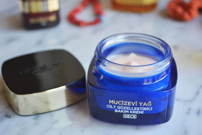 L'Oréal Paris Mucizevi Yağ Cilt Güzelleştirici Gece Bakım Kremi