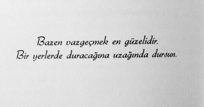 Bilmiyorum... Vazgeçebilir Miyim?