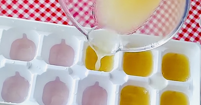 Şekerli limon duyunu buzluğa atalım.