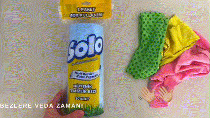 Kir ve Tozdan Eser Yok: Solo Hijyenik Temizlik Beziyle İşim Artık Daha Kolay!