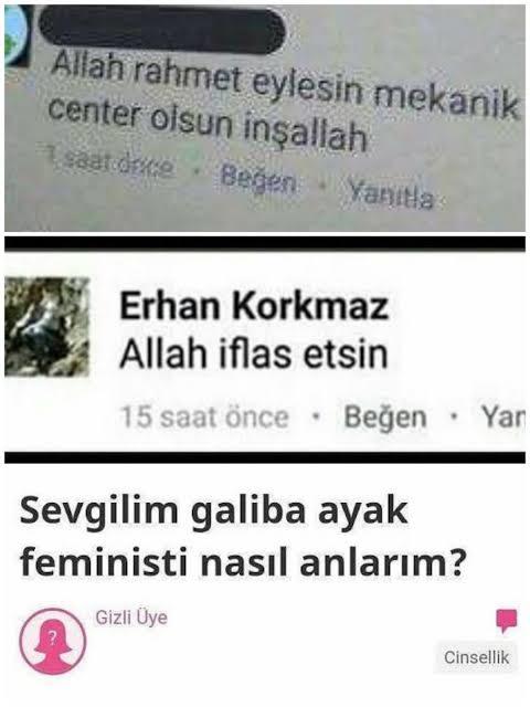 Ayak feministi 😃