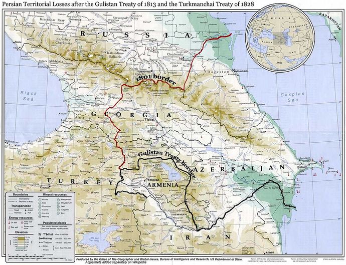 Gülistan Antlaşması ve Kaçarların Kaybettiği Topraklar