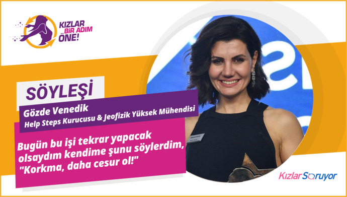 Yılın En İyi Kadın Sosyal Girişimci Ödülüne Sahip, Help Steps Uygulamasının Kurucusu Gözde Venedik Kariyer Yolculuğunu Anlattı!