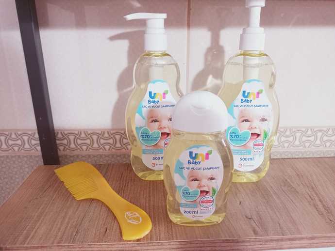 Uni Baby Saç ve Vücut Şampuanı İle Cildimiz Pamuk Gibi, Banyo Zamanlarımız Çok Eğlenceli!
