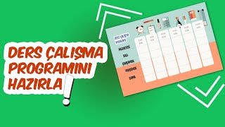 Ders Çalışma Programı