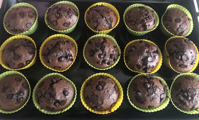 Çikolatalı Nefis Lezzet: Damla Çikolatalı Cupcake 🧁