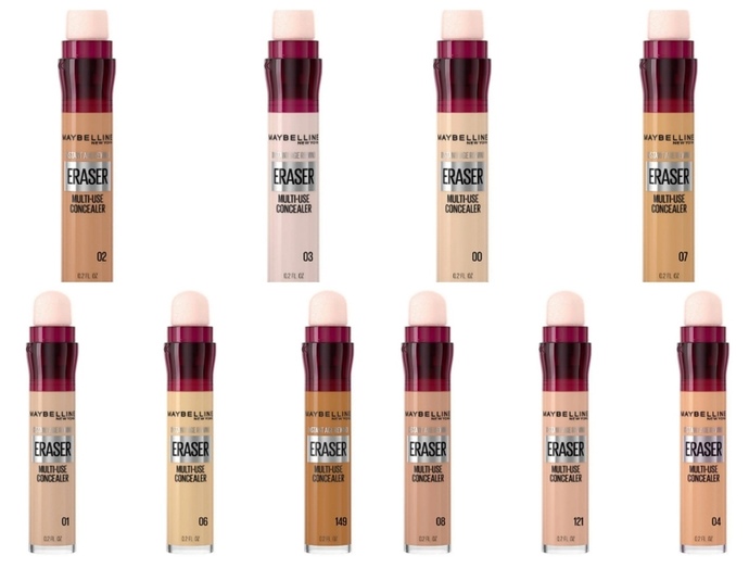 Maybelline Eraser yenilenmiş 10lu seri😍