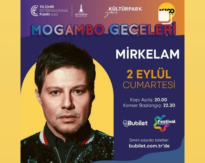 İzmir Kültürparkta Mogambo Geceleri Başlıyor!