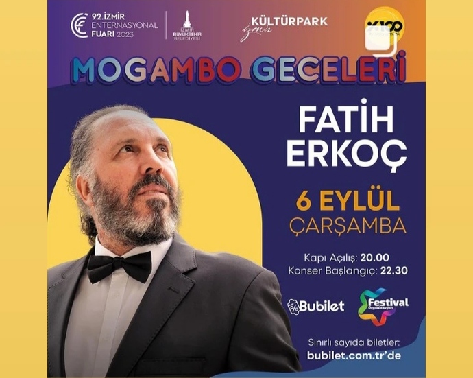 İzmir Kültürparkta Mogambo Geceleri Başlıyor!