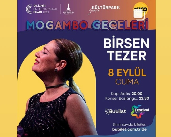 İzmir Kültürparkta Mogambo Geceleri Başlıyor!